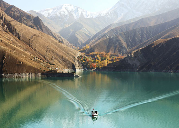 سد امیرکبیر و جاده چالوس – ترکیب آب، کوه و آسمان